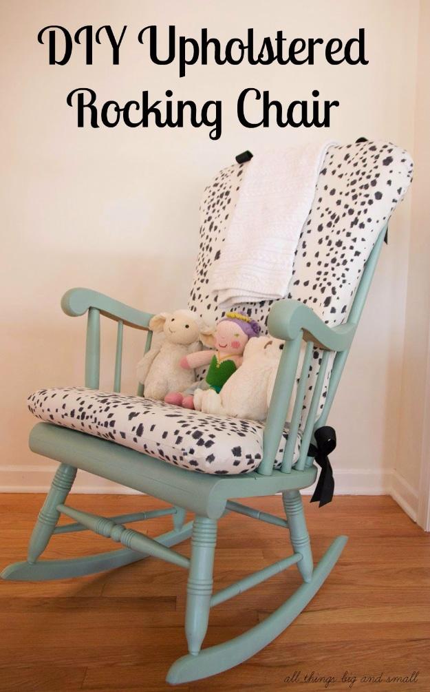 DIY Upholstered Rocking Chair, fast enough to finish tonight and proof a small touch makes a big difference