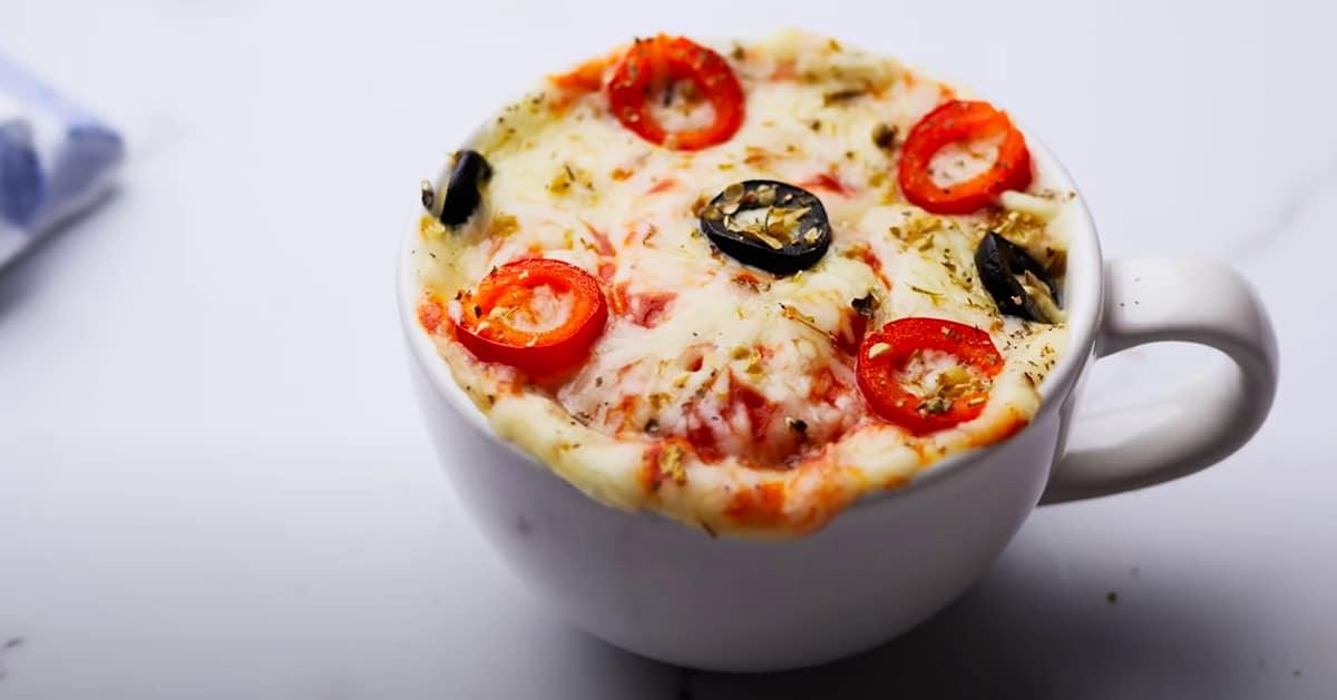 1-Minute Mug Pizza Recipe