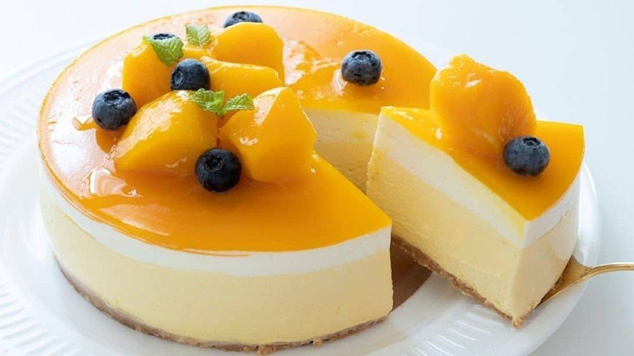 Easy No-Bake Mango Cheesecake Recipe