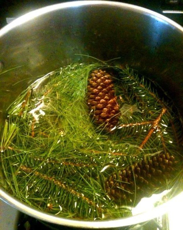 Evergreen Syrup, quick enough to finish over a weekend and a clever way to reuse scraps you already have