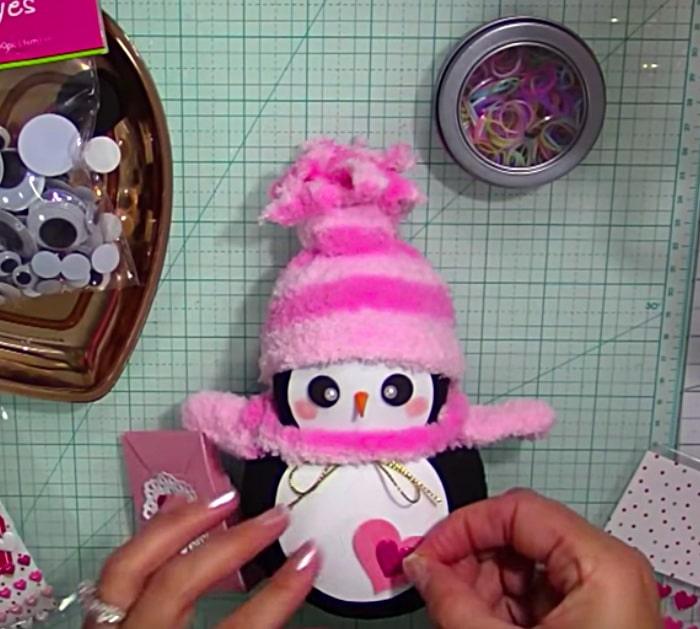 Learn to make a quick easy DIY Sock Penguin