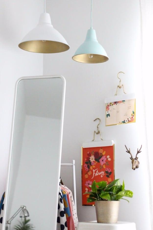 DIY Pendant Lights, quick enough to finish over a weekend and a clever way to reuse scraps you already have