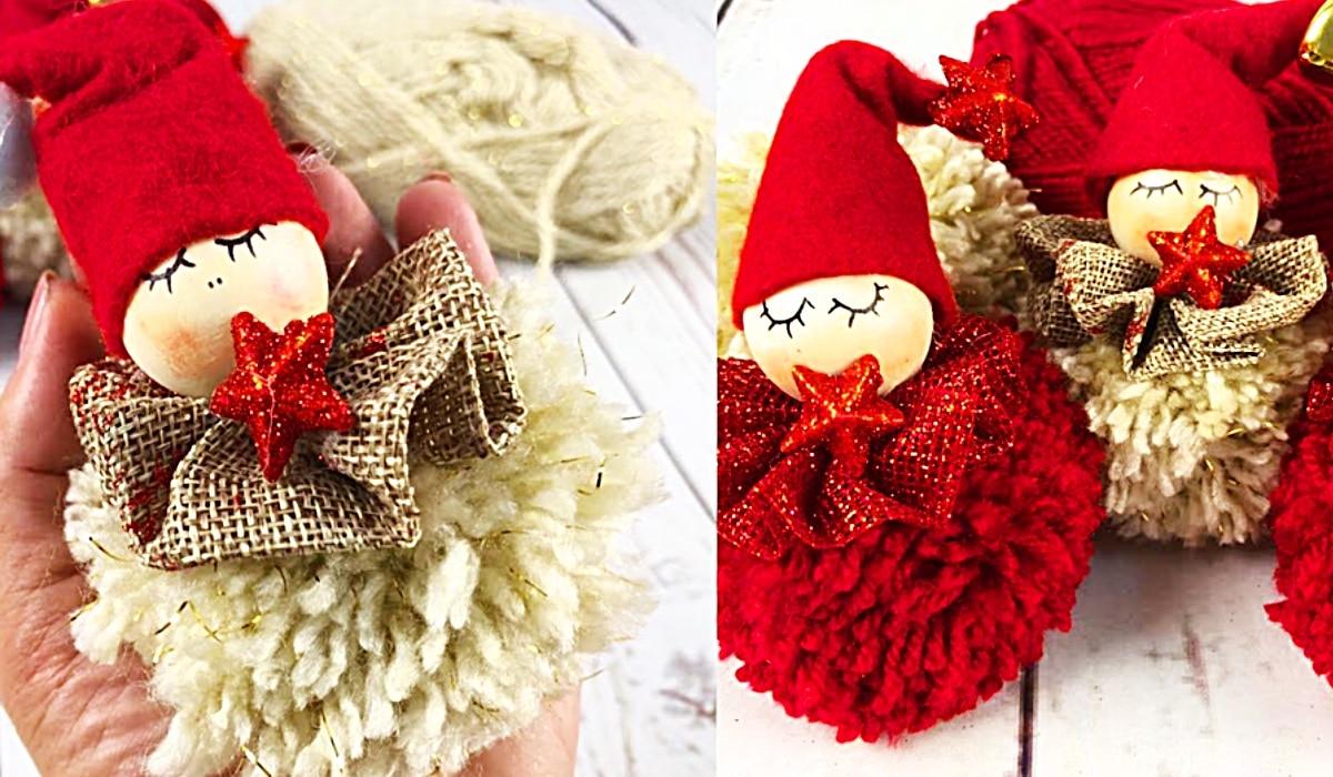 How To Make A Pom-Pom Angel