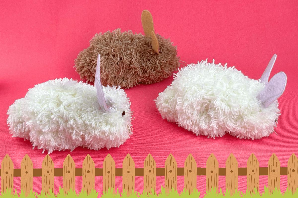 Easy Pom Pom Bunny — pom pom bunnies