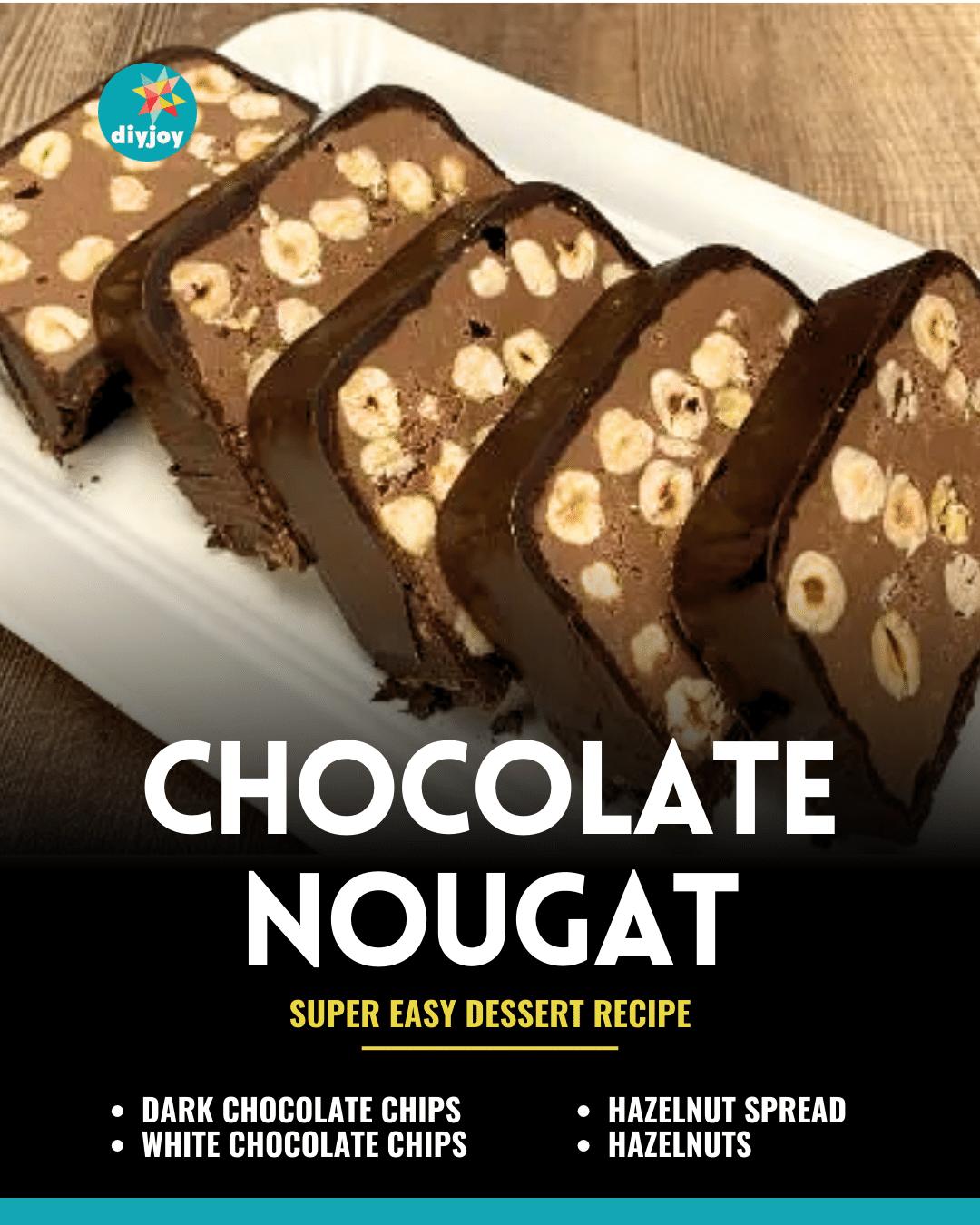 Easy 4-Ingredient Chocolate Nougat Recipe