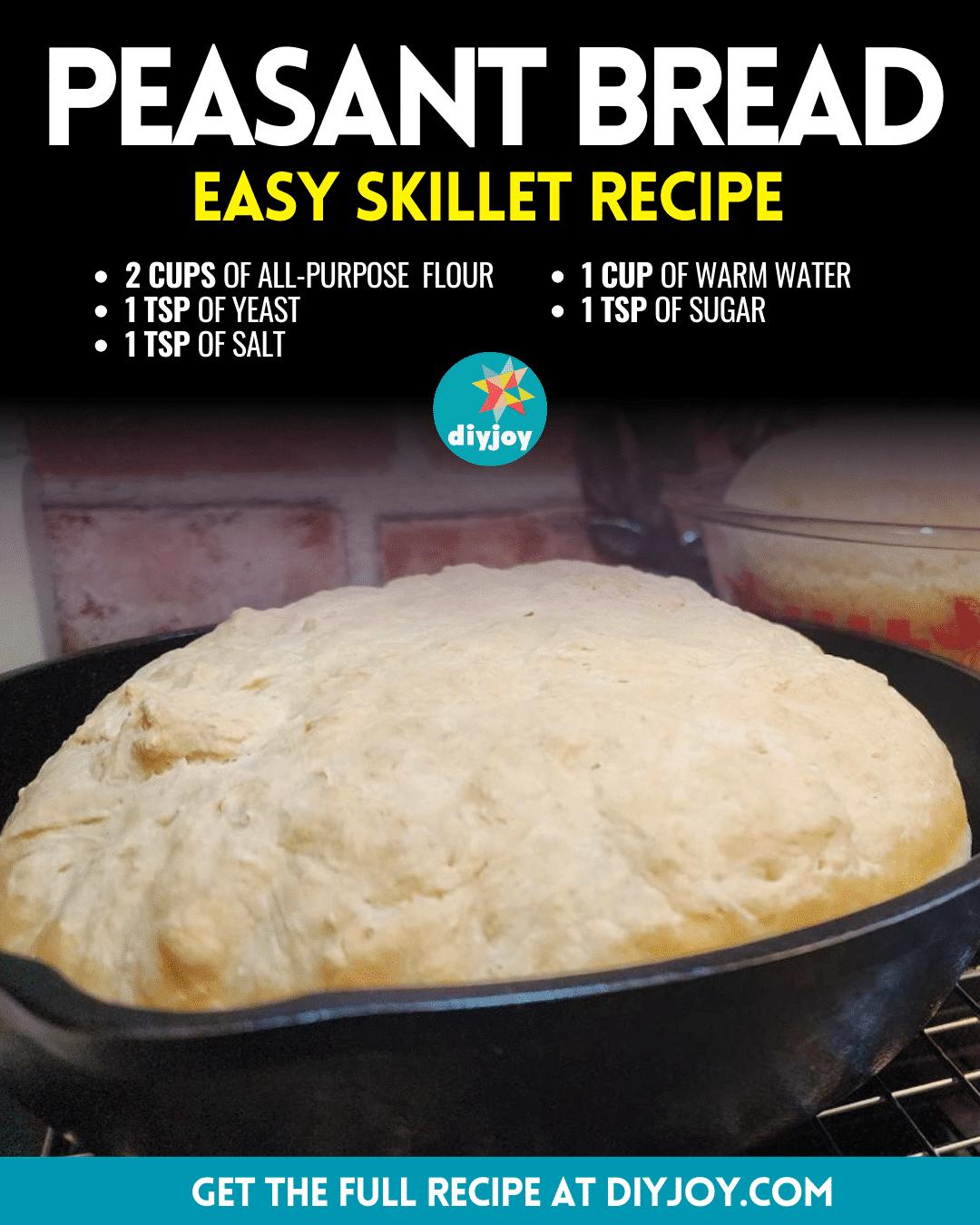 5-Ingredient Peasant Bread Recipe