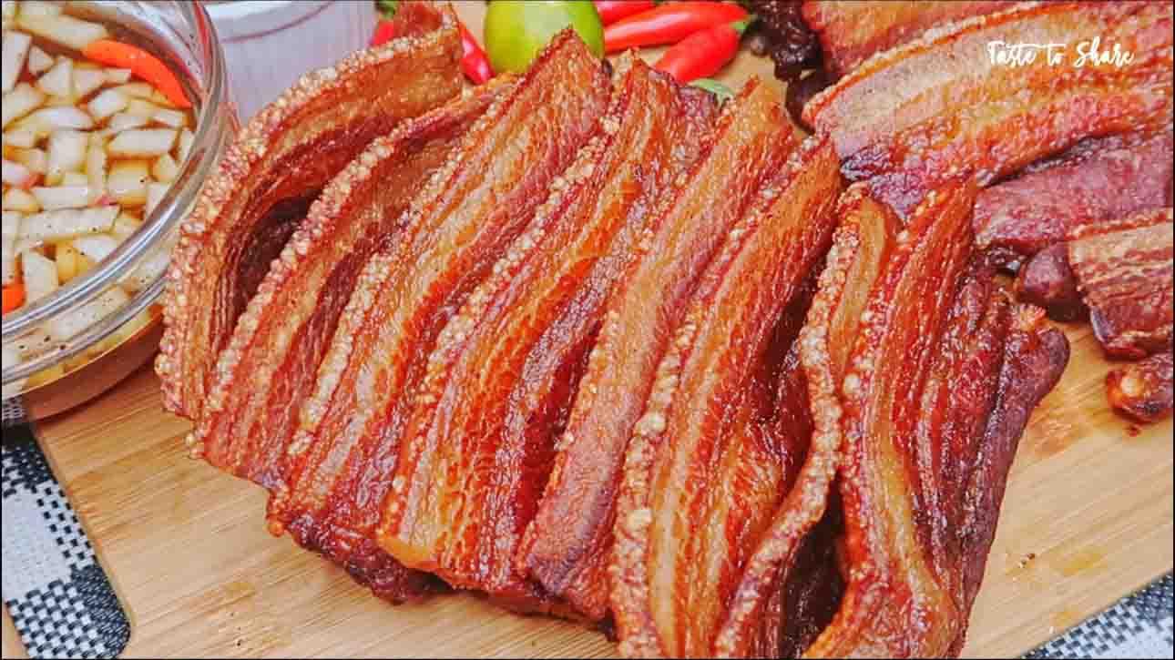 Crispy Sundried Pork Belly Chips Recipe
