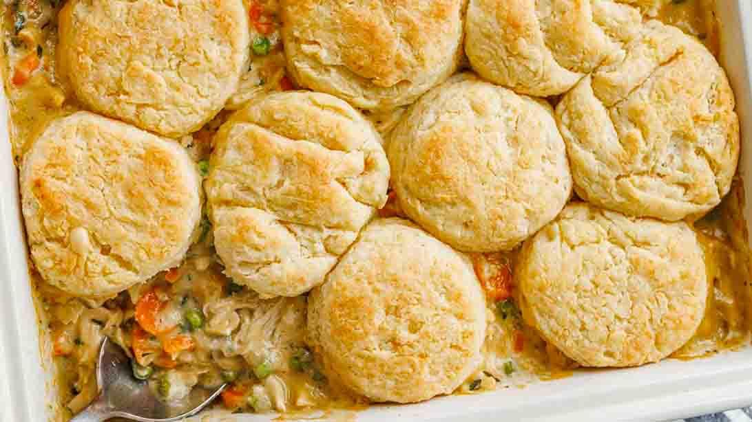 Classic Chicken Pot Pie Casserole