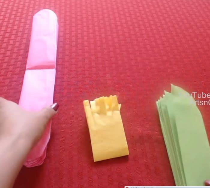 How to Make Tissue Paper Flowers Tutorial