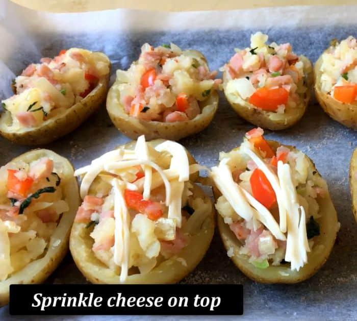 How to Make Cheesy Baked Potatoes Ingredients