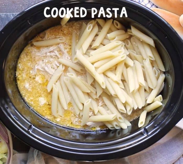 Slow Cooker Olive Garden Chicken Pasta Instructions