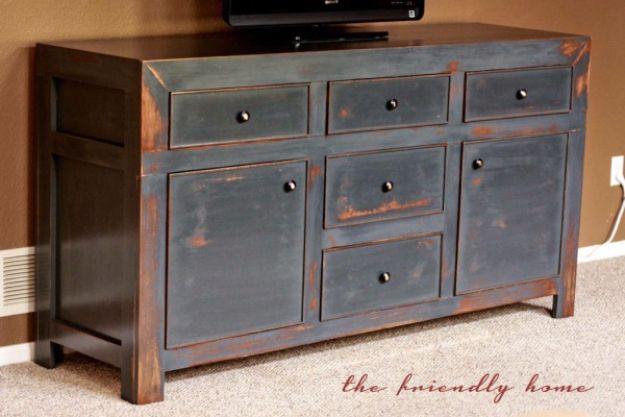 Dawsen Media Console, flexible enough to adjust as you go and a great fix using stuff you already have on a shelf