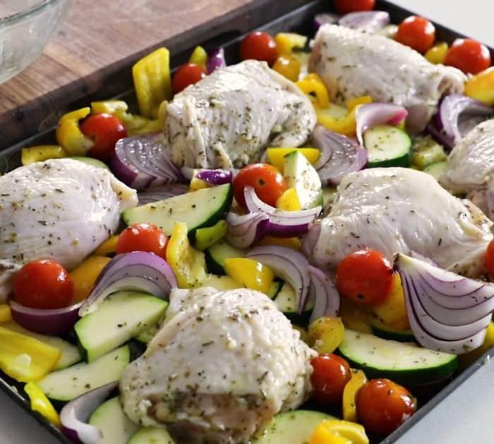 Sheet Pan Chicken and Vegetable Recipe Instructions