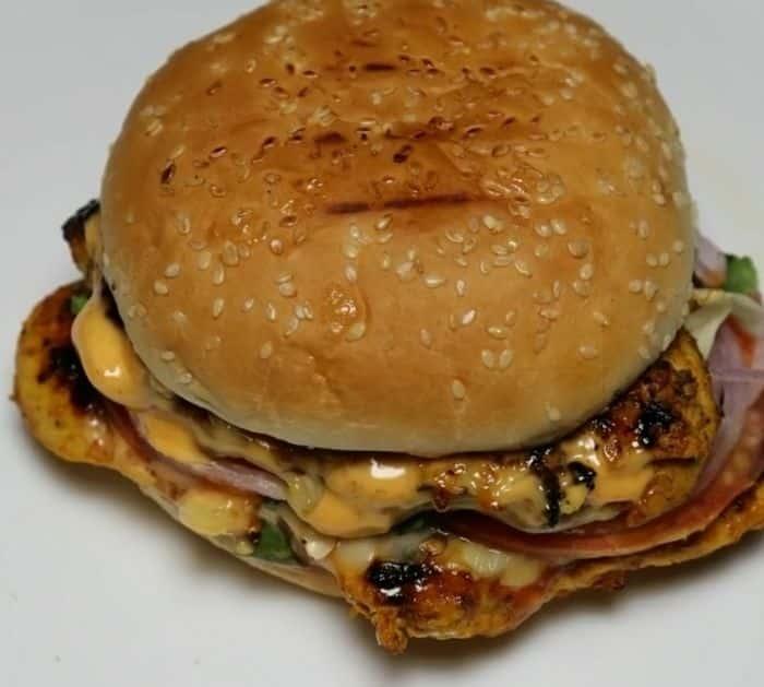 Easy Grilled Chicken Burger Tutorial