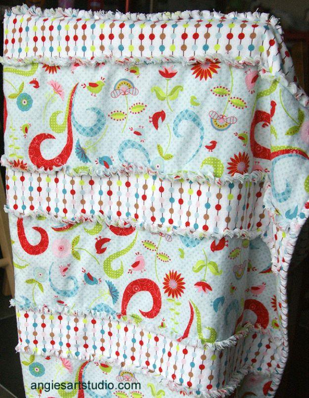 Baby Rag Blanket, low pressure enough to try this weekend and a great fix using stuff you already have on a shelf