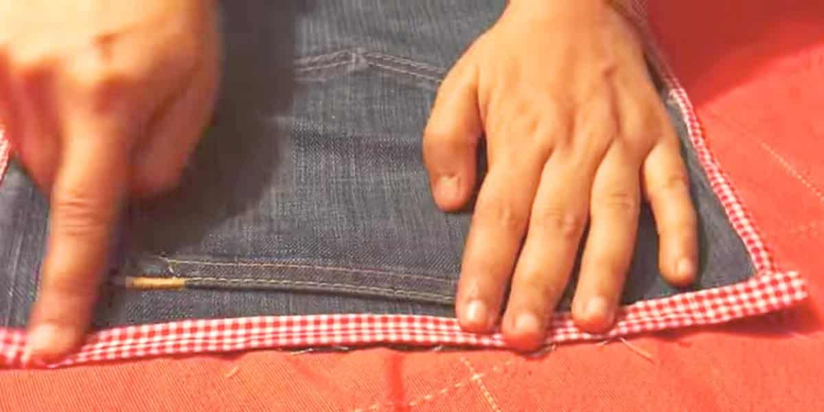 She Cuts A Leg Off Of Jeans And Adds Her Favorite Trim To Make This Item We All Need