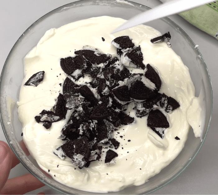 No-Bake Oreo Freezer Bars Directions