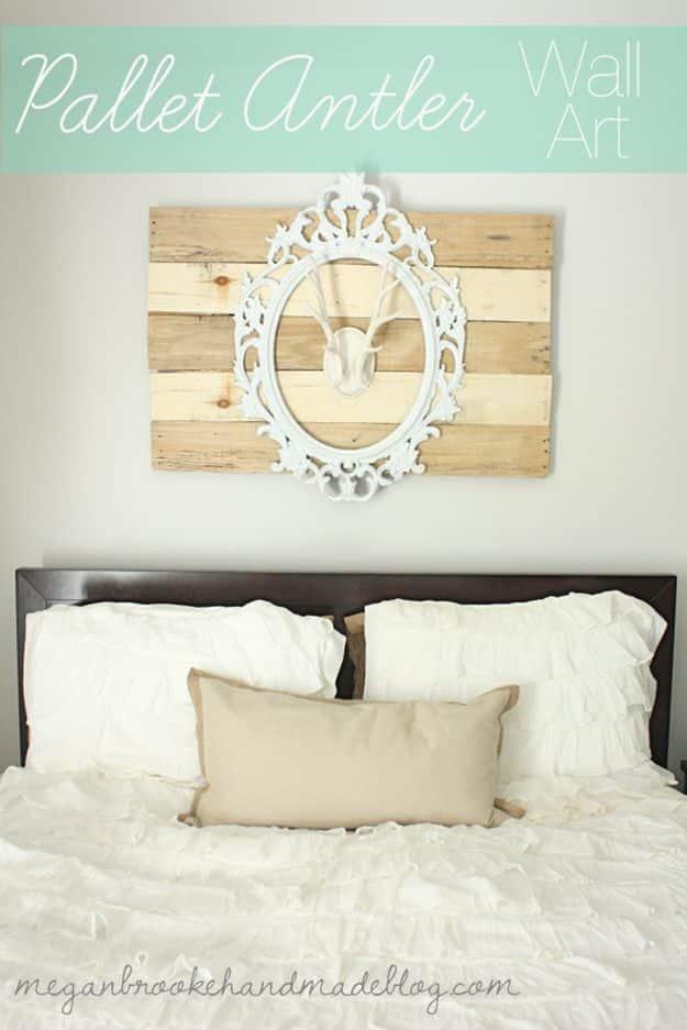 Pallet Antler Wall Art, one worth bookmarking from this list and a project that comes together in an afternoon