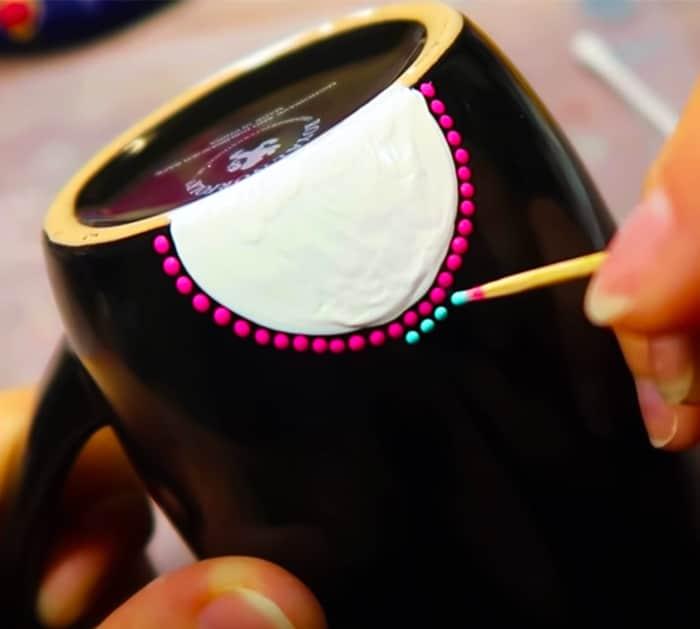 How To Make A Dot Mug Mandala | Easy DIY Crafts