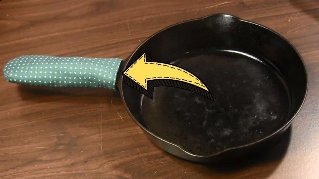 Easy Skillet Handle Cover Sewing Tutorial