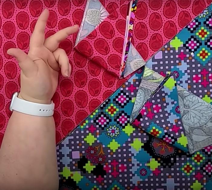 easy quilt with fat quarters