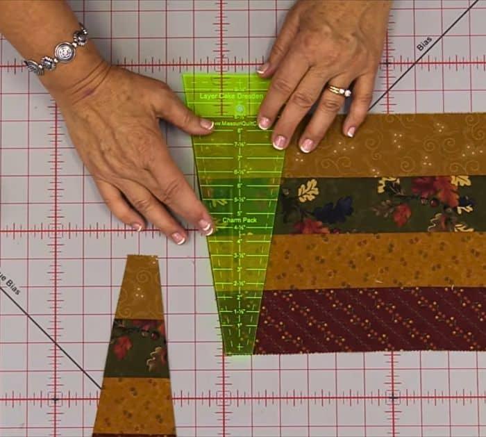 Checkered Dresden Quilt Materials