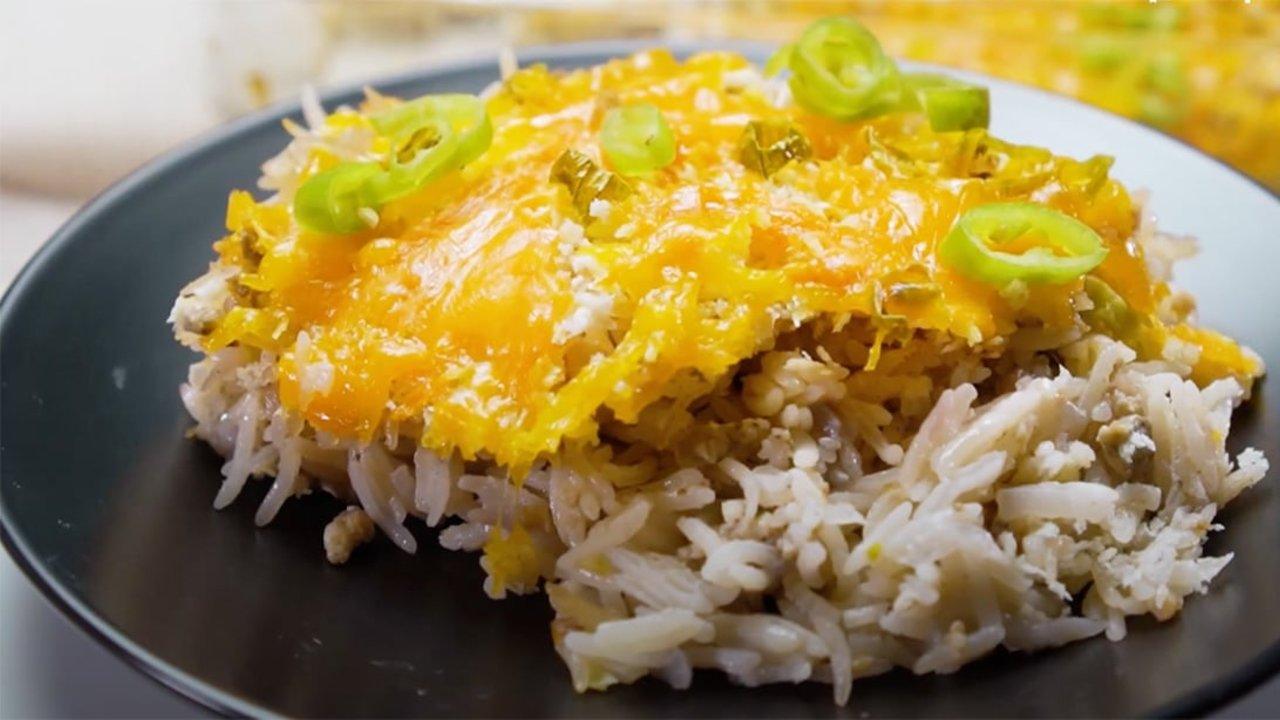 Easy Cheesy Ground Turkey Casserole