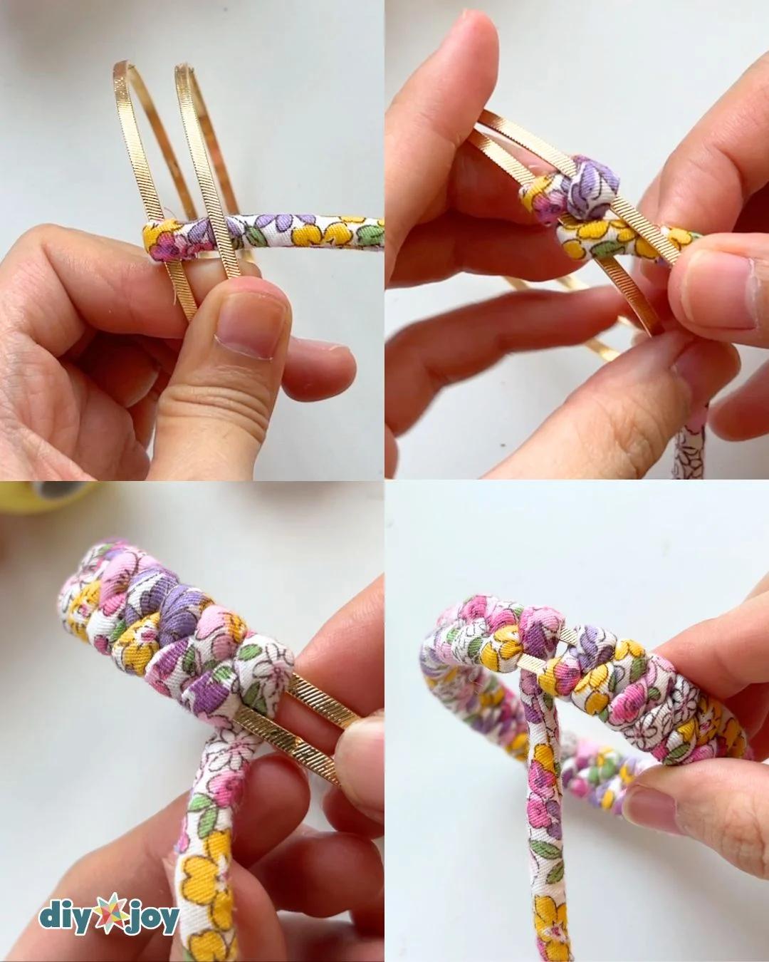 Fabric wrapped bangle