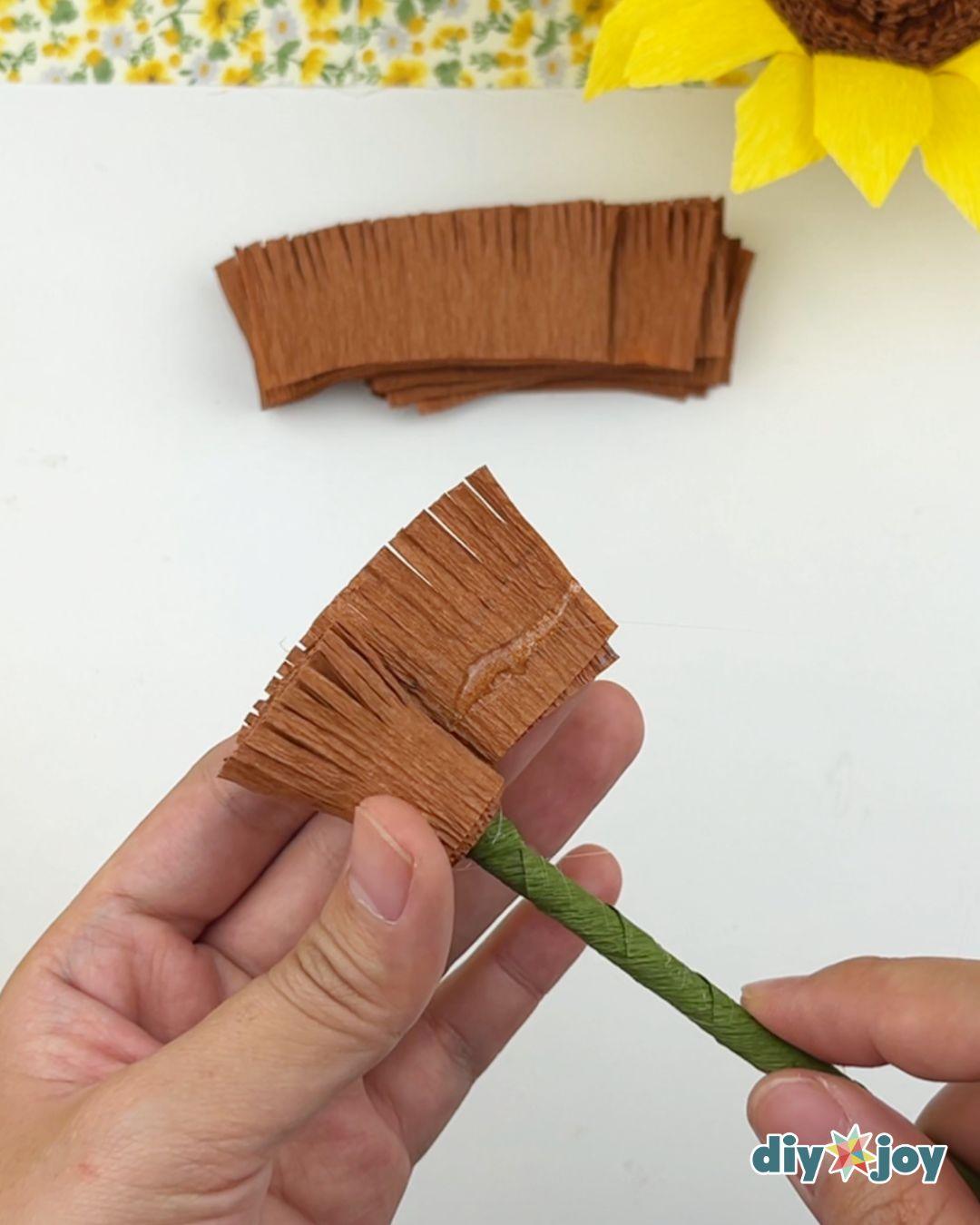 Sunflower Crepe Paper — crepe paper crafts
