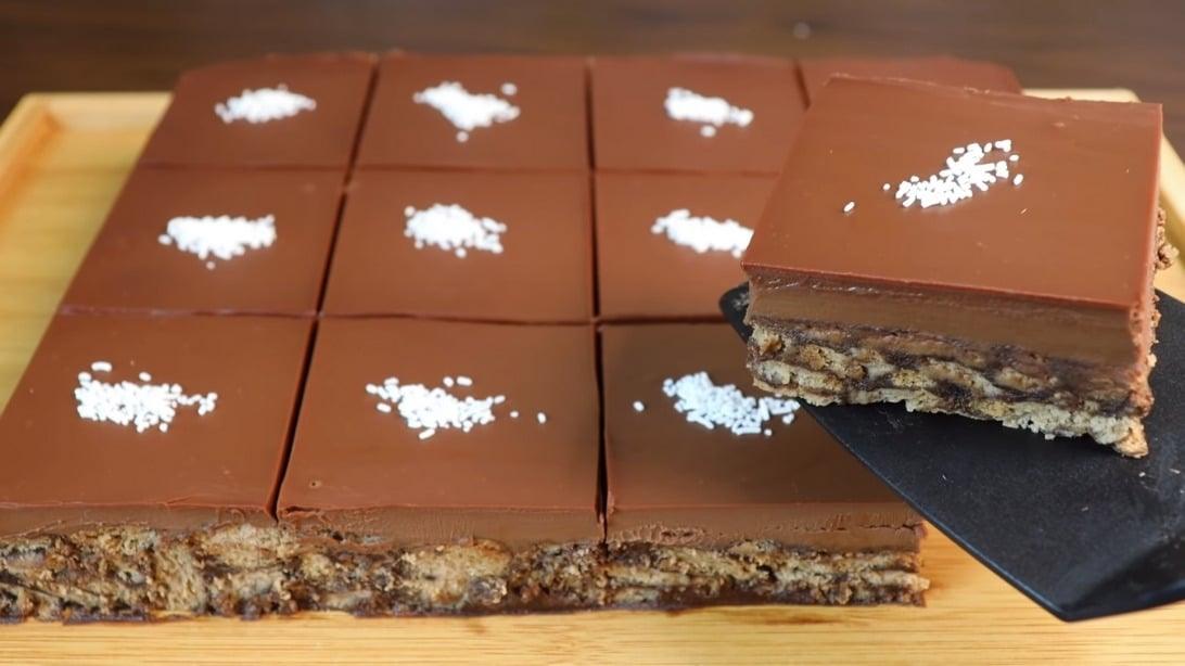 No-Bake No Flour No Egg Chocolate Cake