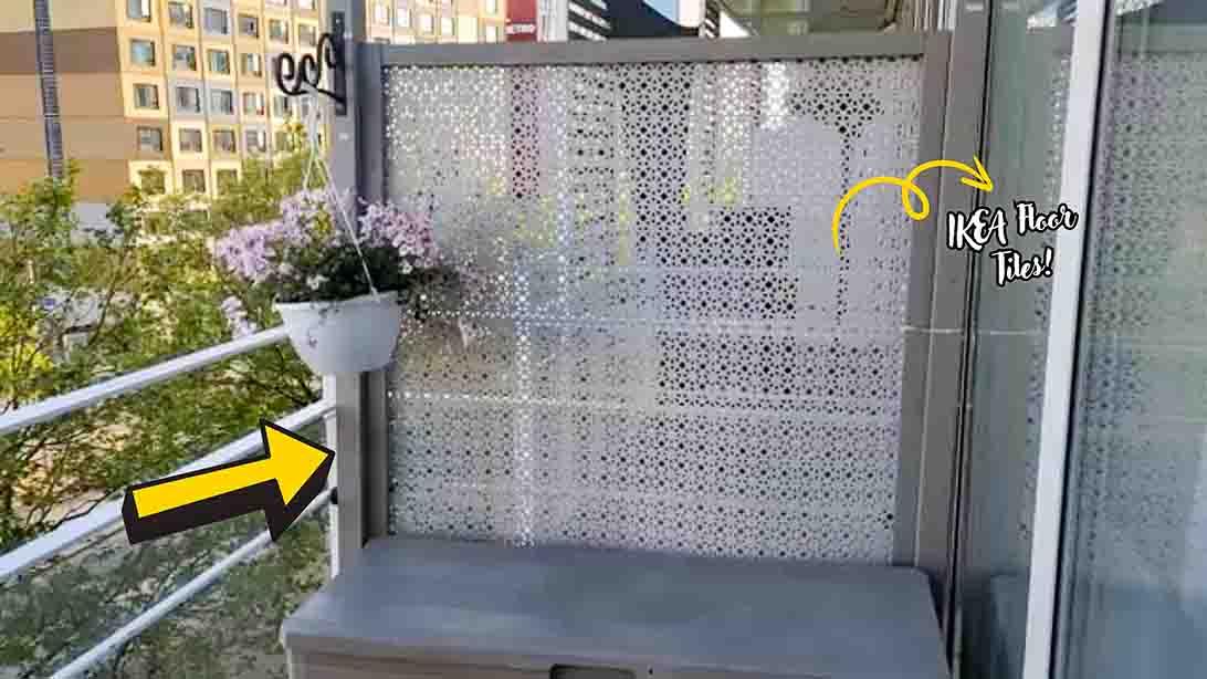 Easiest DIY Outdoor Privacy Wall