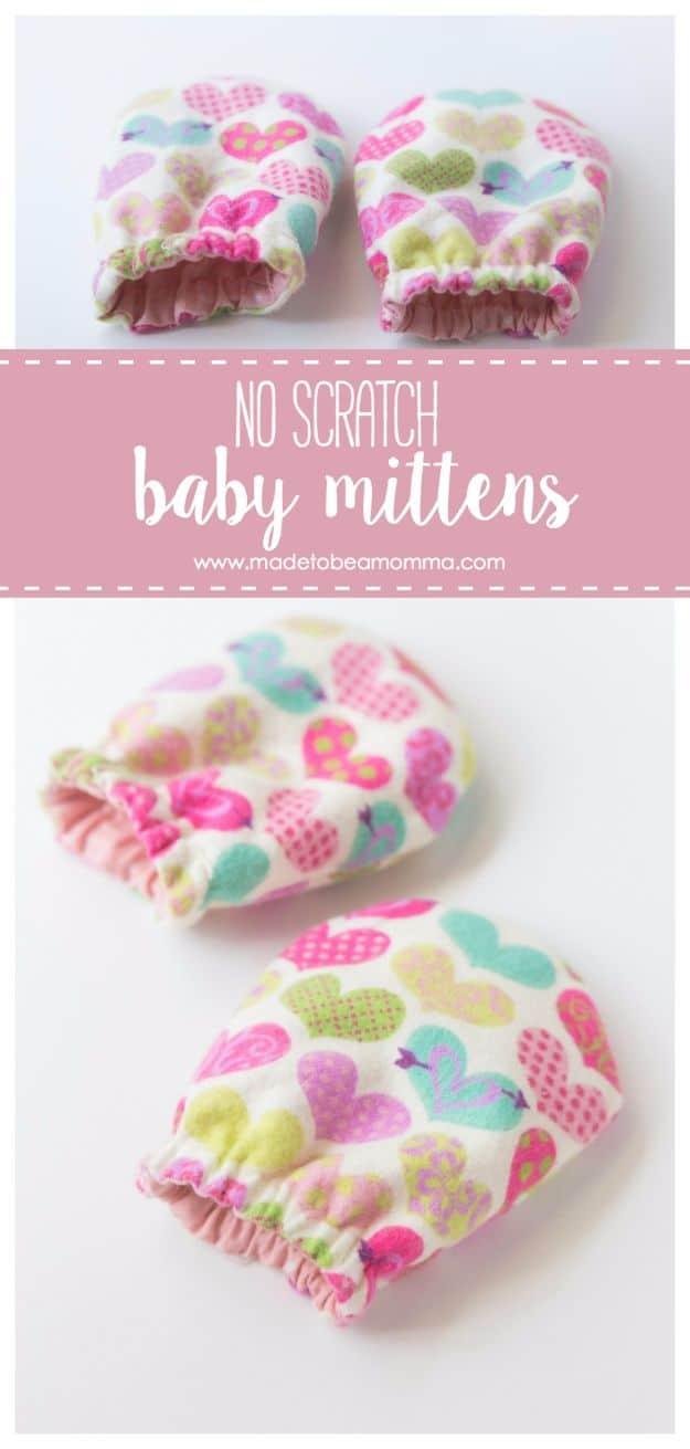 No Scratch Baby Mittens, easy to scale up for a full batch and a finishing touch that ties the room together