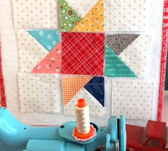 Criss-Cross Star Quilt Block Project