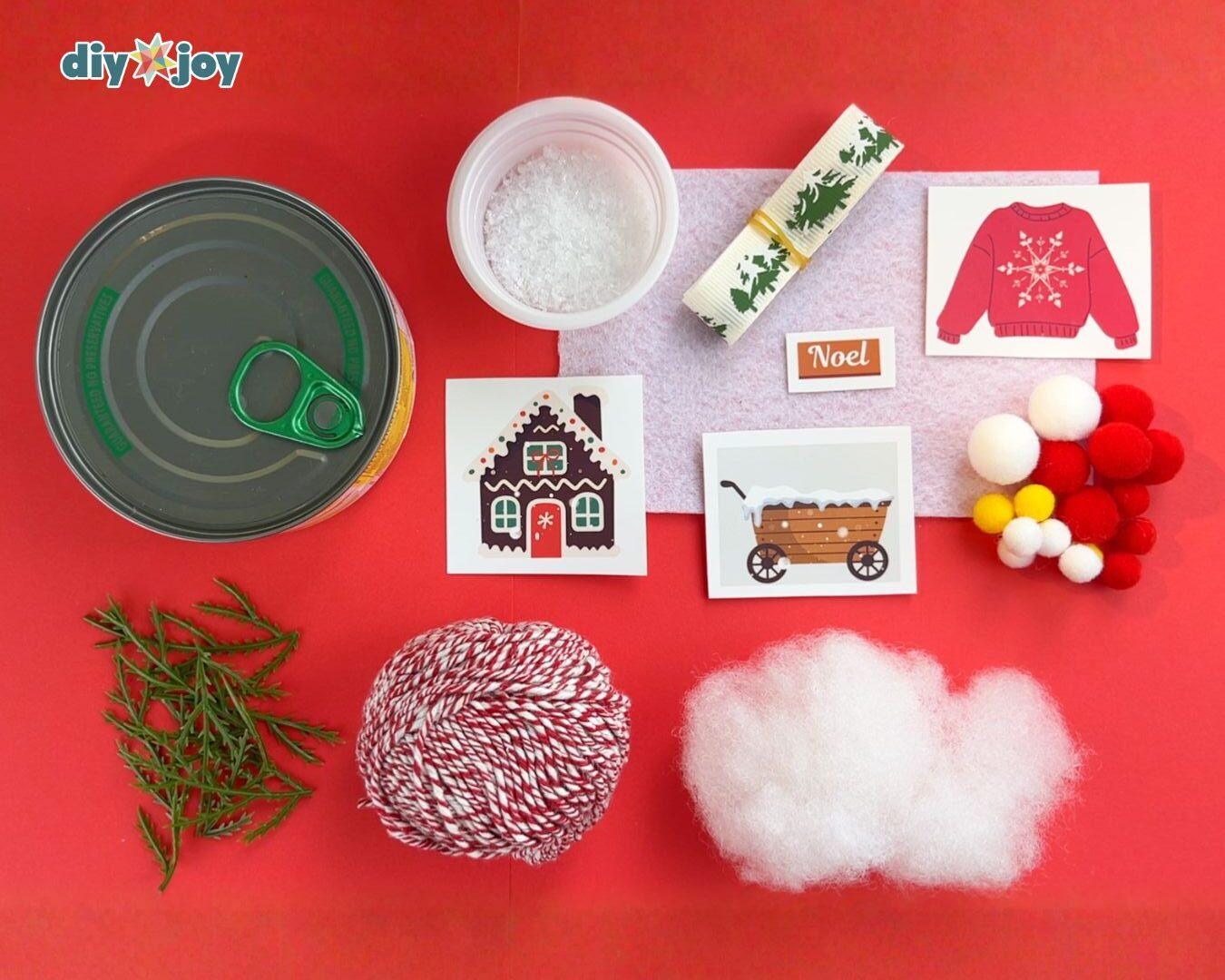 Homemade Christmas Ornament Tuna Cans — christmas crafts