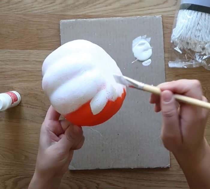Easy Dollar Tree Mop Pumpkins Materials