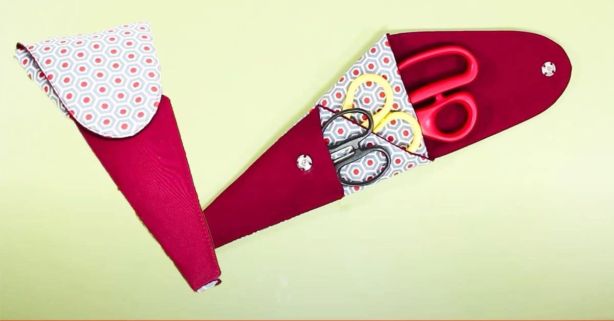 DIY Scissors Pouch Holder
