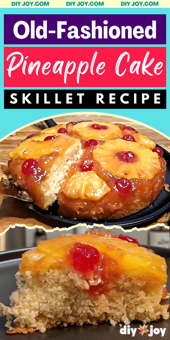 Tammy’s Old-Fashioned Pineapple Skillet Cake Recipe