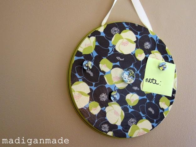 Dollar Store Magnetic Memo Boards, a budget craft idea, a keepsake that lasts long after trends fade