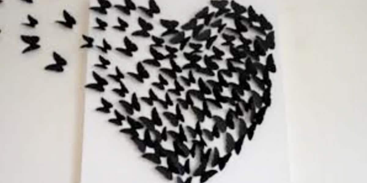 She Makes This Astonishing Butterfly Wall Art! (Watch!)