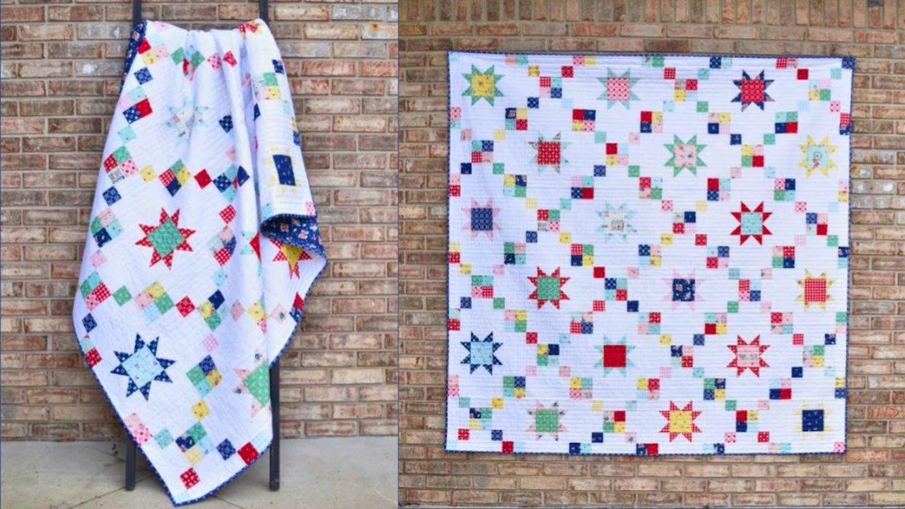 Star Chain Layer Cake Quilt Pattern