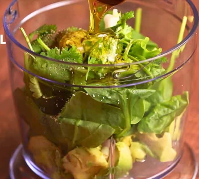 Creamy Avocado Spinach Pasta Ingredients