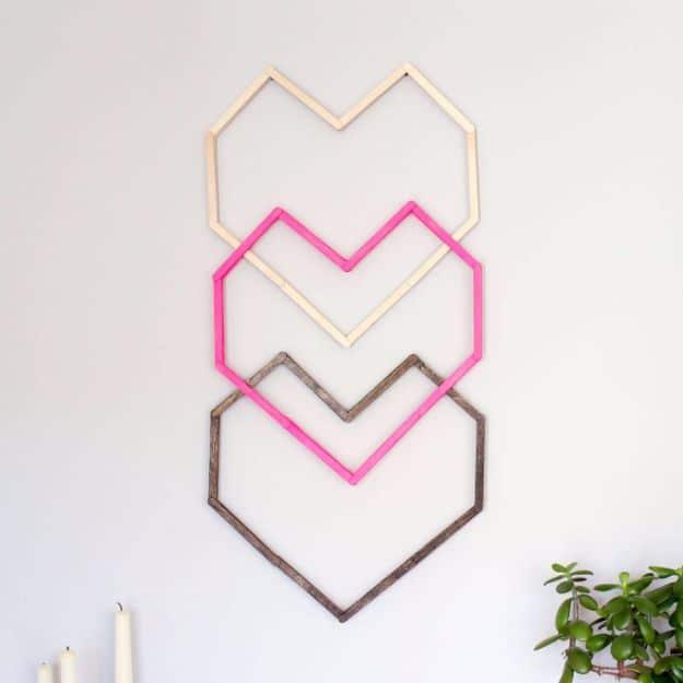 Geometric Heart DIY Wall Art, a favorite pick from this roundup and one worth bookmarking from this list