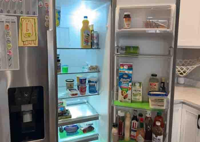 Making the fridge inviting for the guests