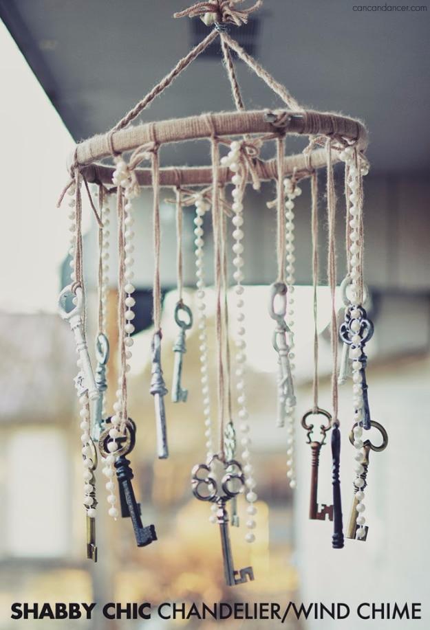 Shabby Chic Chandelier Wind Chime, easy enough to hand off to a total beginner and a detail company always compliments