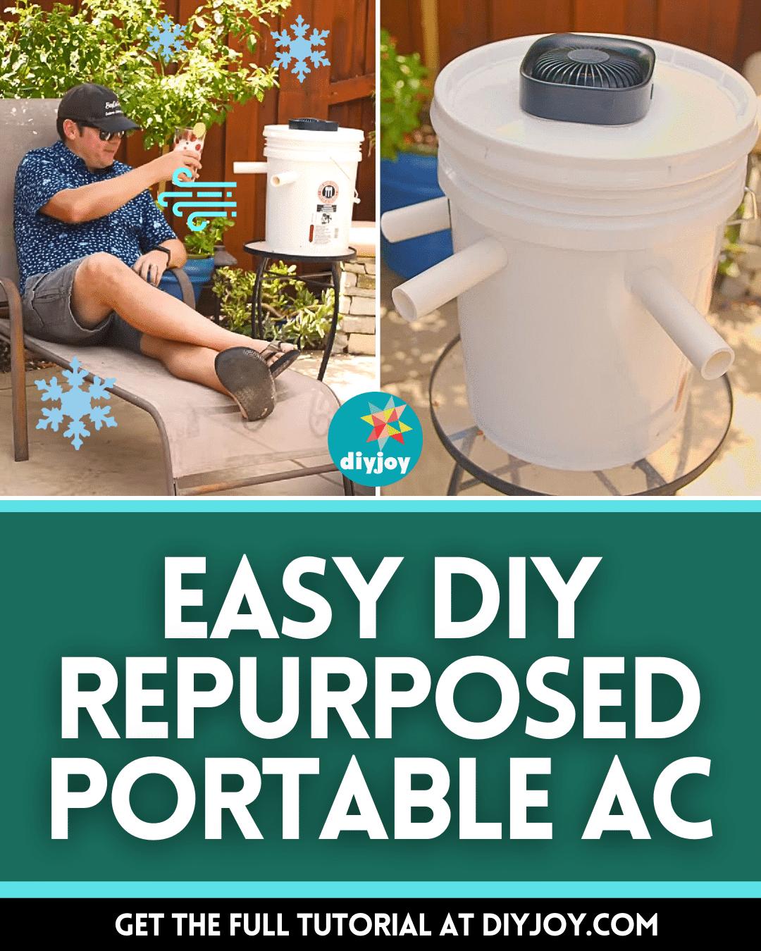 Easy DIY Repurposed Portable AC Tutorial
