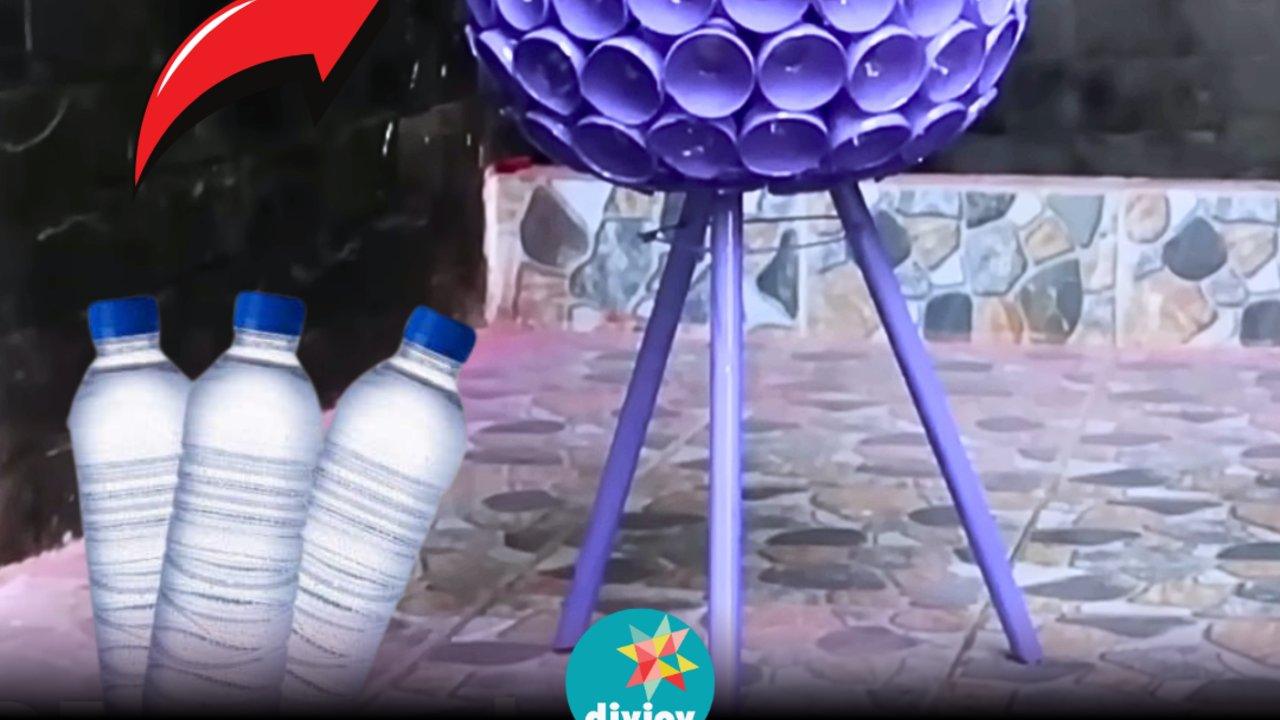 How to Recycle Plastic Bottles Into a Planter