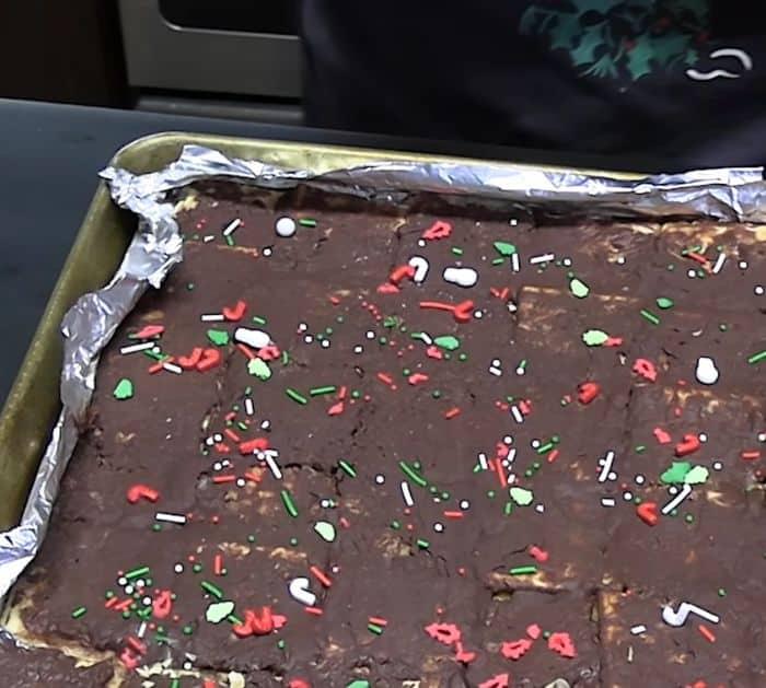 Easy Chocolate Cracker Candy Recipe