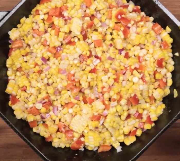 Easy Creamy Confetti Corn With Bacon Recipe