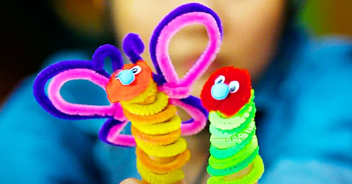 How To Make Hungry Caterpillar Finger Puppets