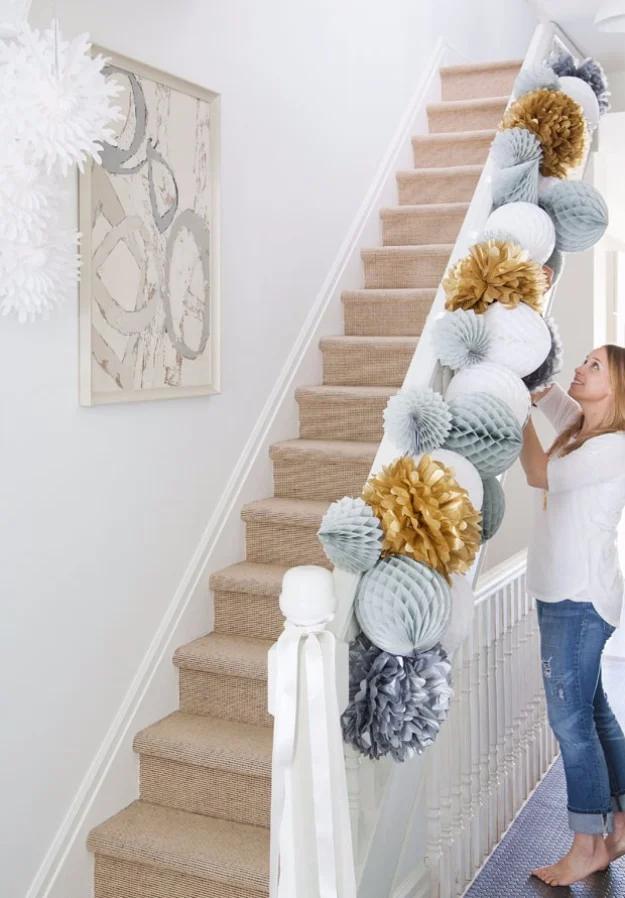 DIY Festive Paper Garland, a DIY party decoration, proof a small detail can make a big impression and a nice one to try soon